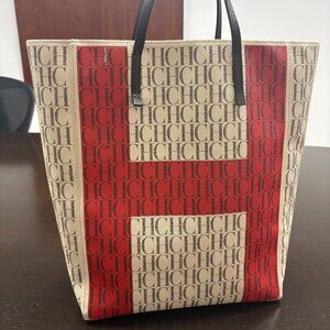 Authentic Carolina Herrera Leather HandBag